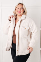 Jodifl Shrouded in Sherpa Coat in White Layers