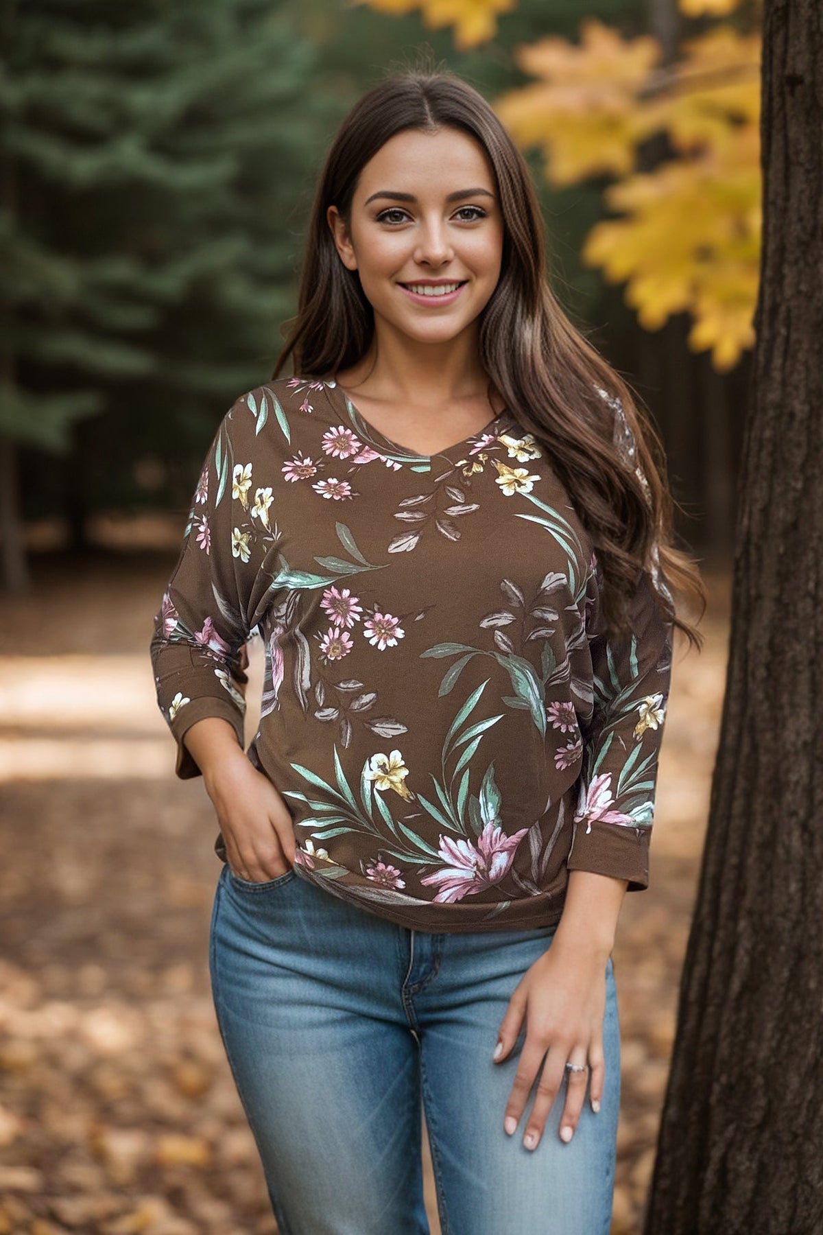 Honey Me Signs of Love Floral Dolman