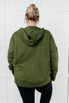 Haptics Simple Snug Snap Hooded Pullover Shirts & Tops