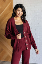 Rae Mode Simple Solution Knit Set in Wine Sets