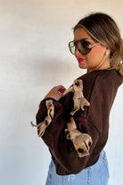 PREORDER: Blakeley Sloane Bow Knit Cardigan Womens