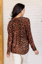 Jodifl So Fierce Animal Print Blouse Ave Shops