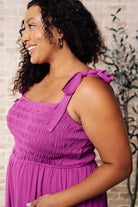 Jodifl Social Graces Wide Leg Jumpsuit in Magenta Jumpsuits & Rompers