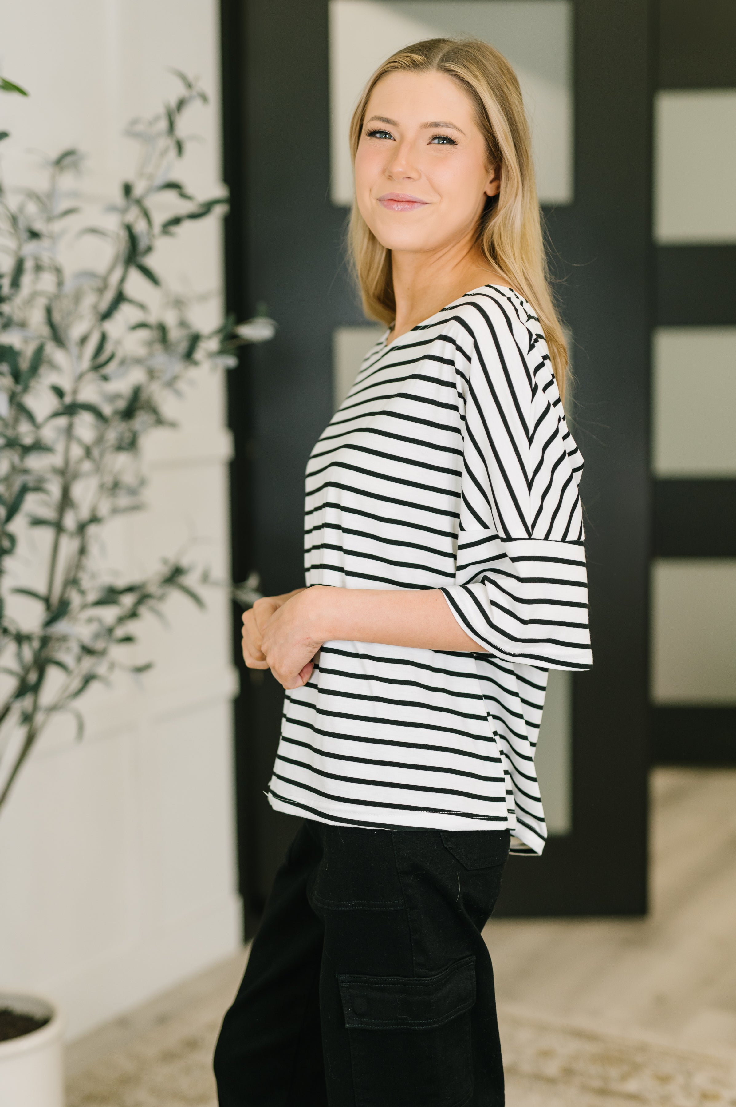 One Eleven North Something I Threw Together Boatneck Tee Womens