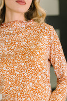 Haptics Something in the Air Lettuce Hem Longsleeve Top Womens