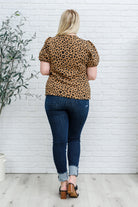 Hailey & Co Spotted Animal Print Blouse Final Sale Ave Shops