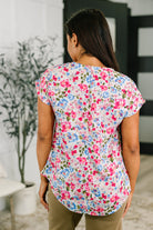 Spring Air Floral Print Blouse Womens