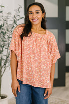 Spring Breeze Square Beck Top in Dusty Rose Womens