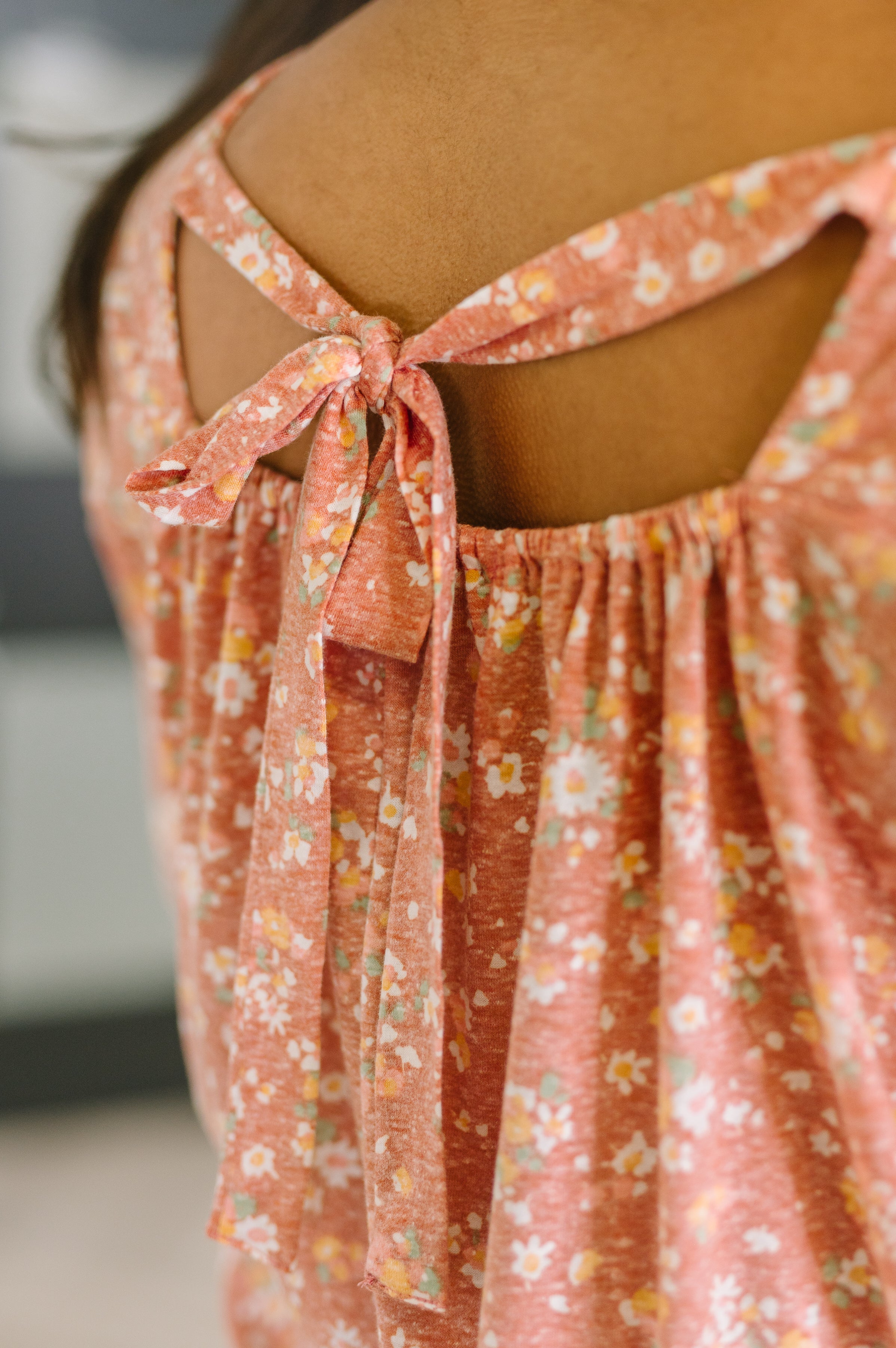 Spring Breeze Square Beck Top in Dusty Rose Womens