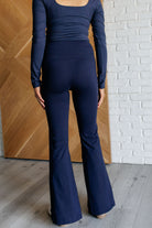 Rae Mode Stamina Stride Flare Leggings in Navy Ave Shops