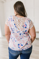 Sew in Love Still the One Lace Sleeve Floral Top Tops
