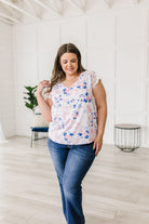 Sew in Love Still the One Lace Sleeve Floral Top Tops