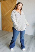 BiBi Striped Serendipity Pullover Shirts & Tops