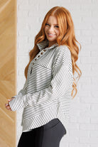 BiBi Striped Serendipity Pullover Shirts & Tops