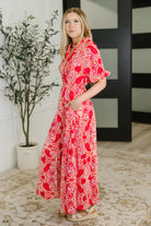 One Eleven North Strolling By Floral Maxi Dress Womens