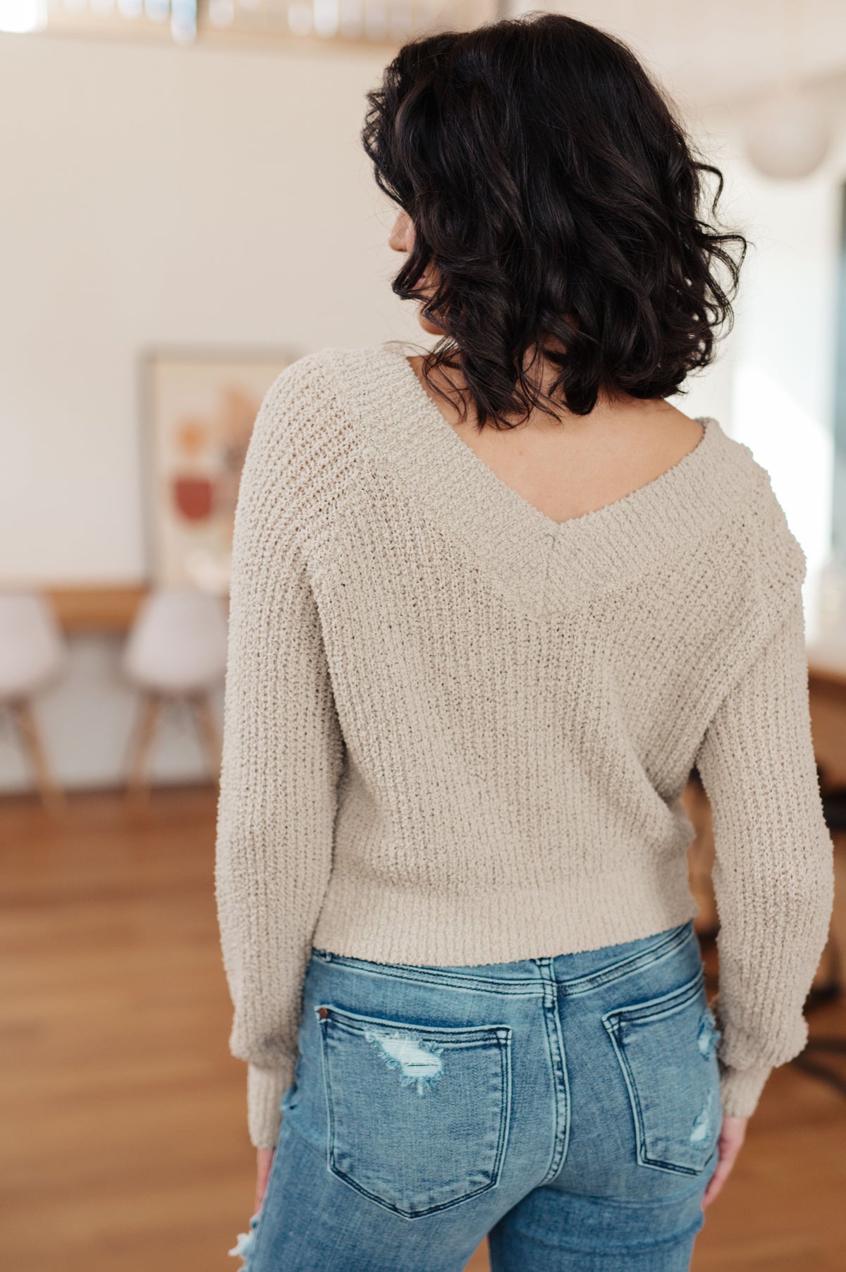 One Eleven North Stuck In The Moment V-Neck Sweater Tops
