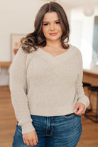 One Eleven North Stuck In The Moment V-Neck Sweater Tops