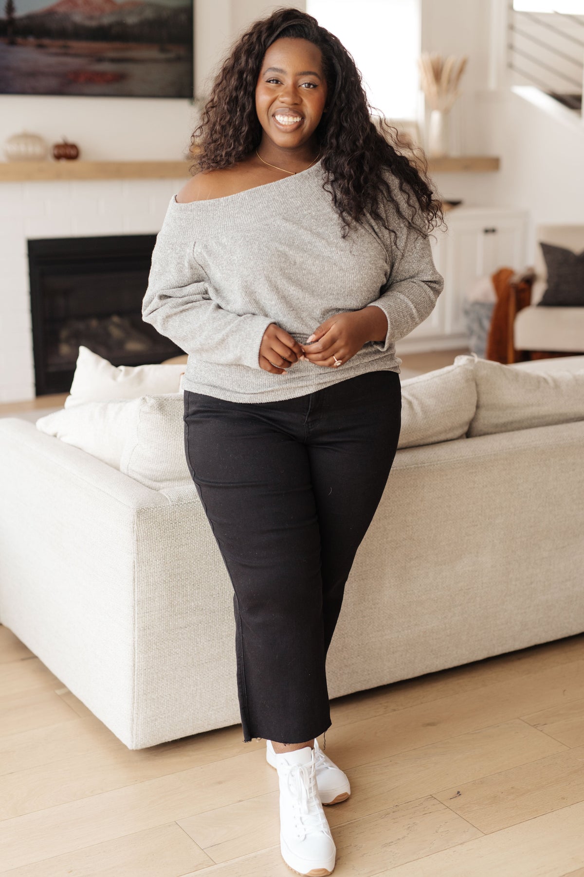 Sew In Love Stuck On You Long Sleeve Top Tops