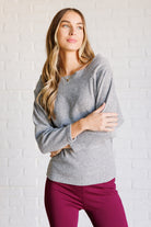 Sew In Love Stuck On You Long Sleeve Top Tops