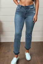 Summer Cropped Judy Blue Jeans Jeans