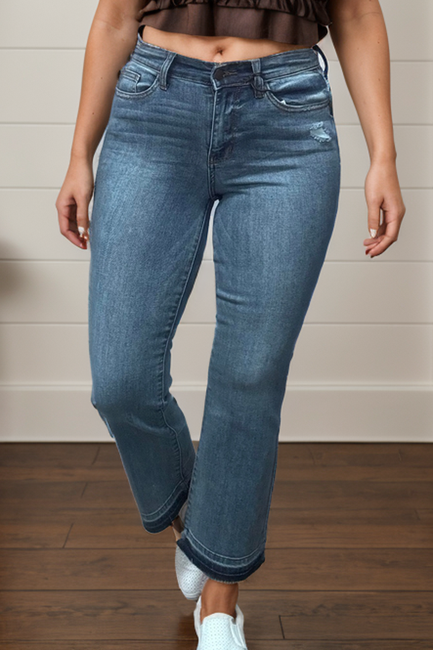 Summer Cropped Judy Blue Jeans Jeans