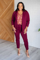 Andree by Unit Sunday Brunch Blouse in Rust Floral Blouses