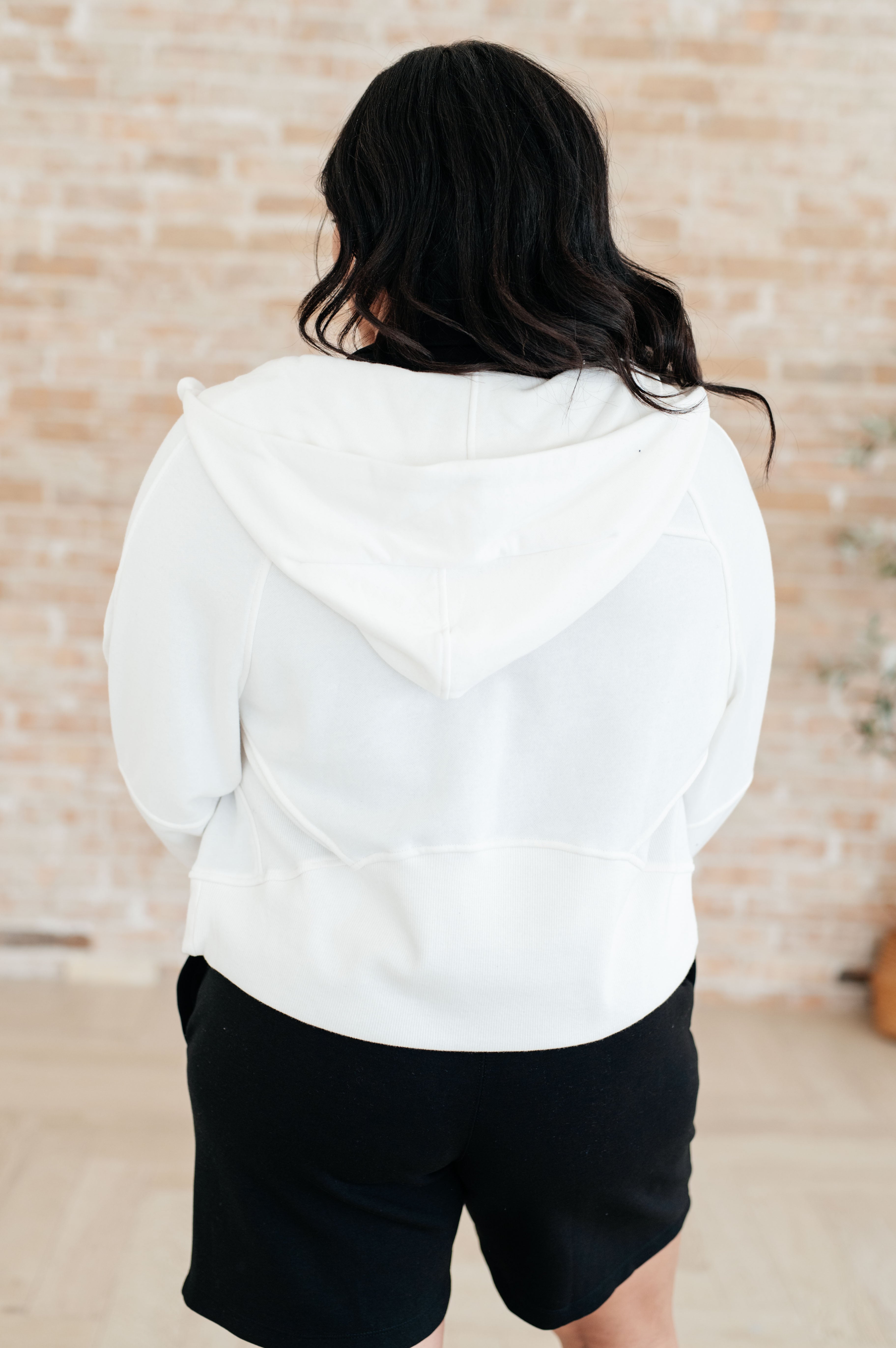 Rae Mode Sun or Shade Zip Up Jacket in Off White Ave Shops