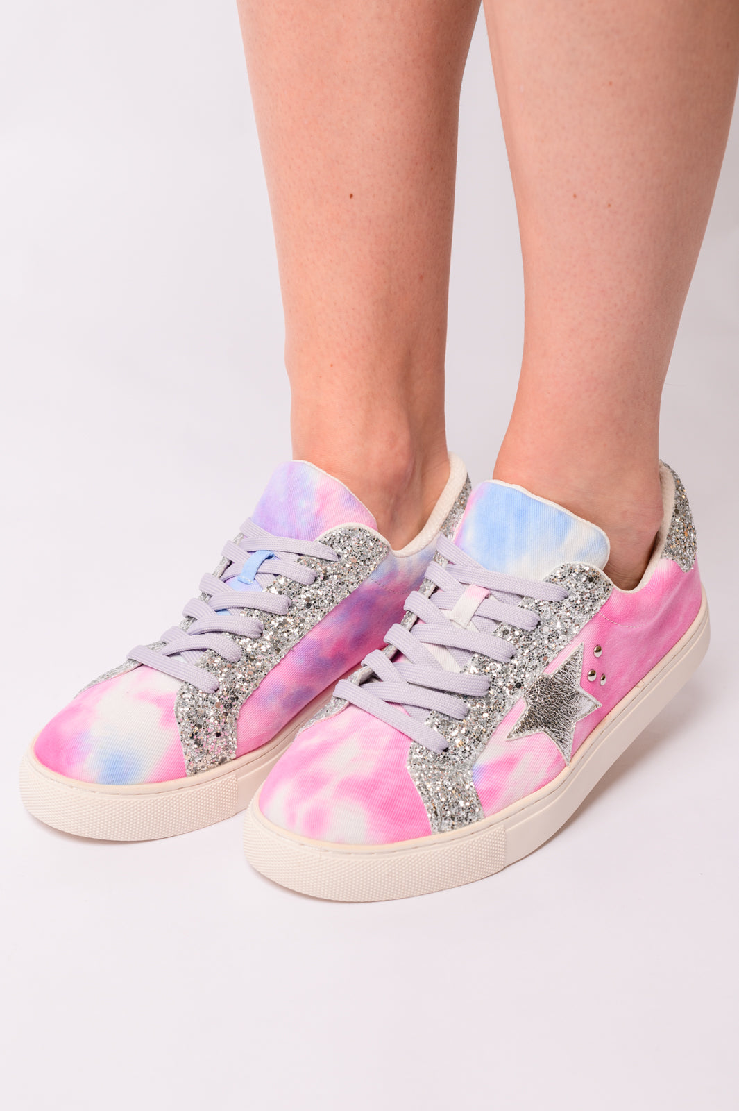 Corkeys Supernova Sneakers in Pastel Tie Dye Ave Shops