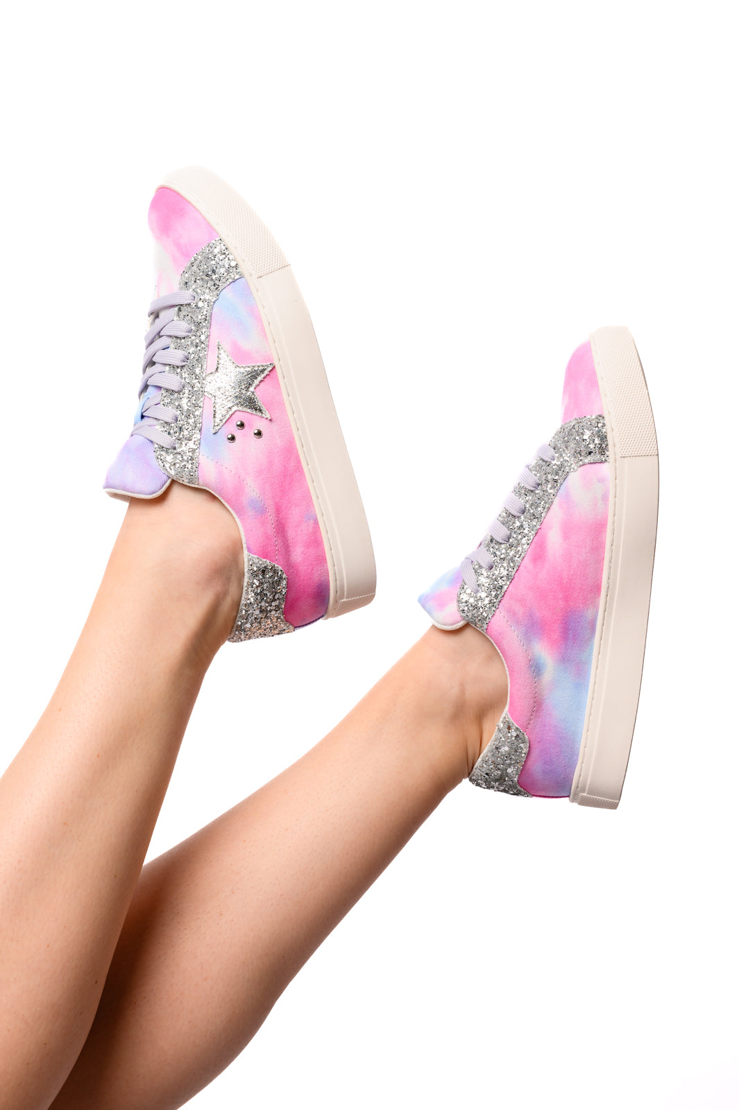 Corkeys Supernova Sneakers in Pastel Tie Dye Ave Shops