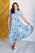 One Eleven North Surf Watch Tiered Midi Dress Dresses