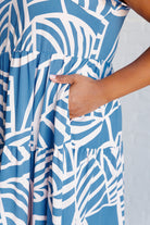 One Eleven North Surf Watch Tiered Midi Dress Dresses