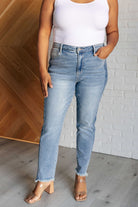 Judy Blue Susan High Rise Side Panel Detail Slim Jeans Ave Shops