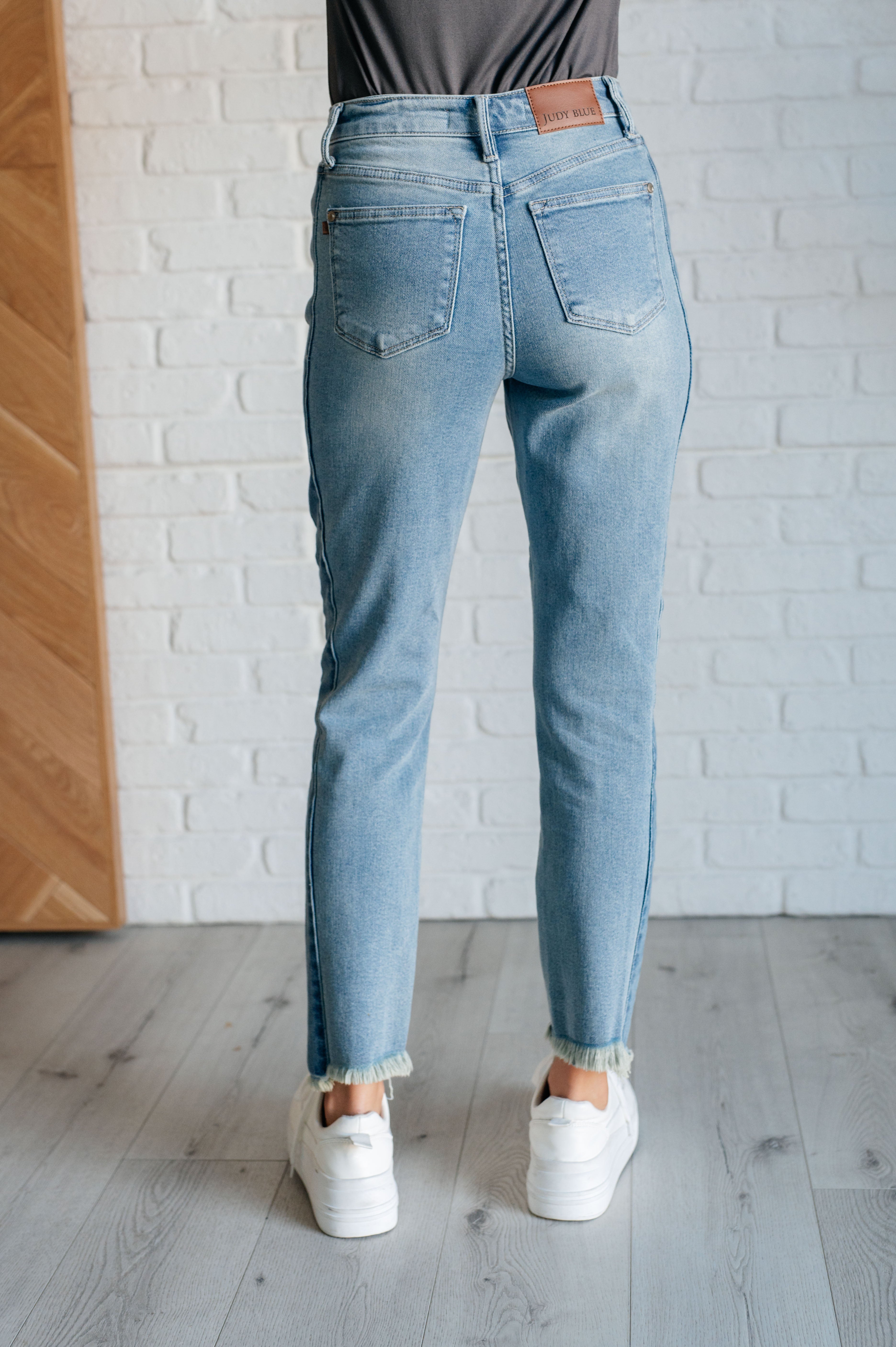 Judy Blue Susan High Rise Side Panel Detail Slim Jeans Ave Shops