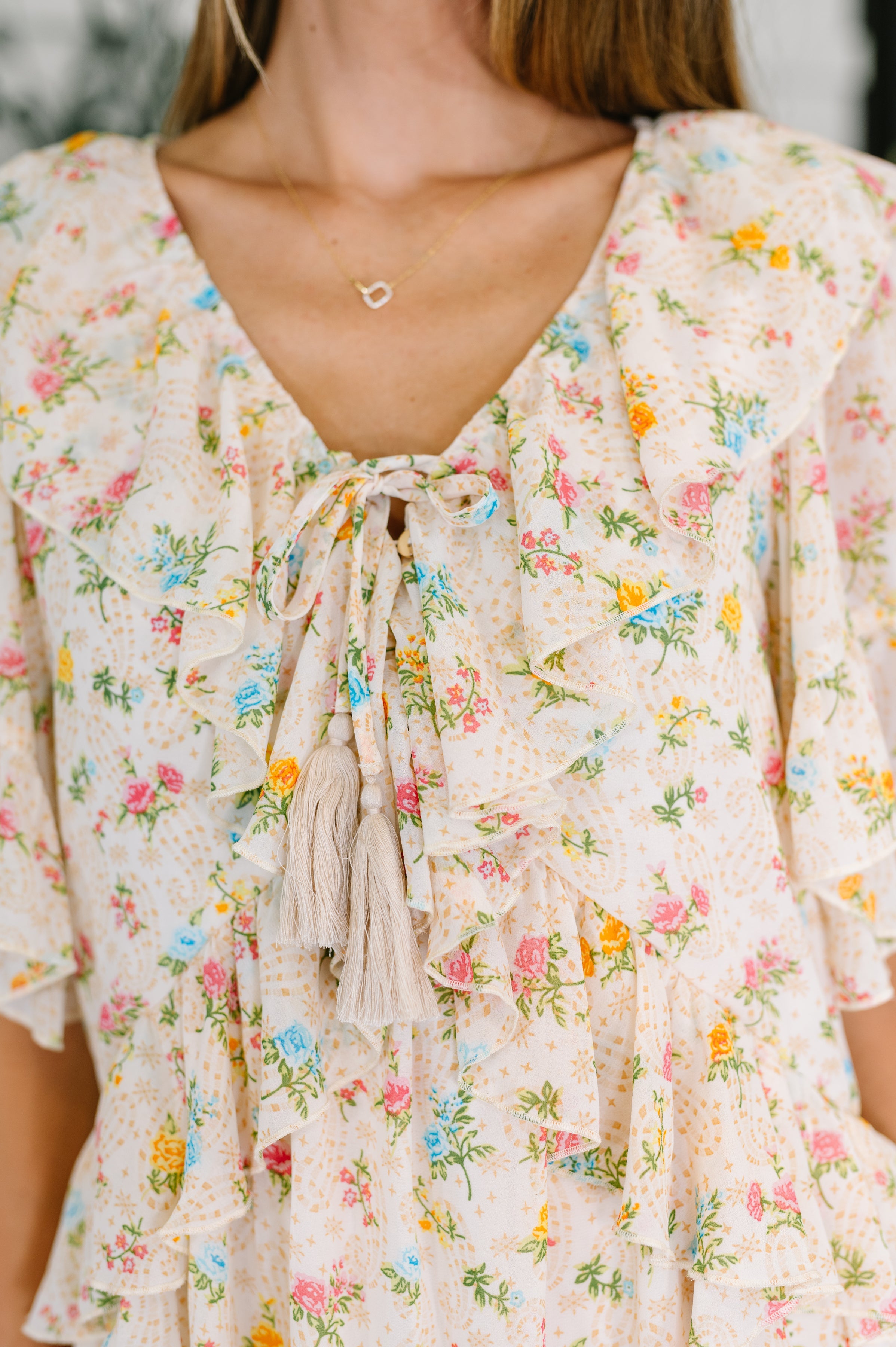 One Eleven North Sweet Escape Boho Floral Dress Womens
