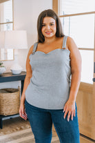 Sew in Love Sweet Fantasy Sweetheart Ribbed Knit Tank Tops