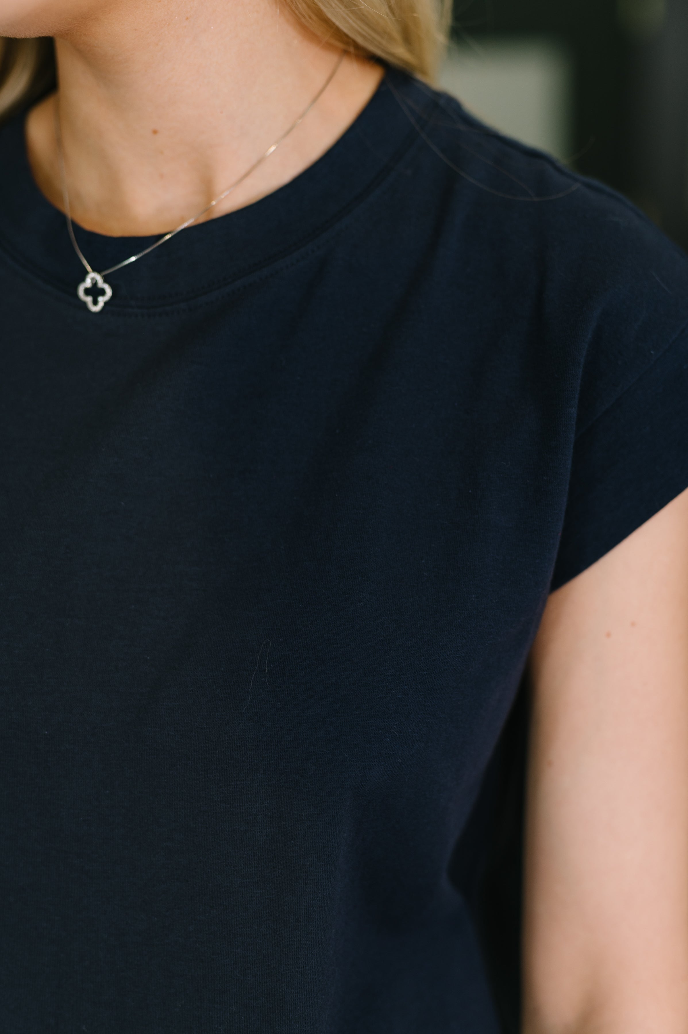 Zenana Sweet Like That Casual Dress in Navy Womens