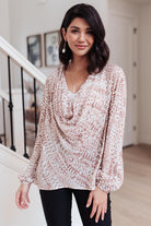 Andree by Unit Take Flight Cowl Neck Top Womens
