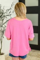 Andree by Unit Take It Easy Slouchy Tee in Hot Pink Womens