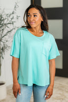 Andree by Unit Take It Easy Slouchy Tee in Mint Womens