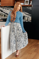 7th Ray In the Right Direction Cable Knit Sweater Tops