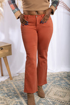 Terracotta Judy Blue Boot Cuts BoutiqueSimplified