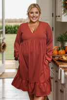 Heimish Cinnamon Thankful For Everything Dress BoutiqueSimplified