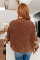 HEYSON That I Can Work With Grandpa Cardigan in Brown Layers