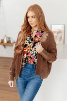 HEYSON That I Can Work With Grandpa Cardigan in Brown Layers