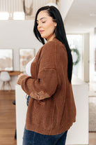 HEYSON That I Can Work With Grandpa Cardigan in Brown Layers