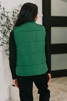 Zenana Puffer Vest in Hunter Green Womens