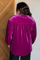 Jodifl The Best Policy Velvet Balloon Sleeve Top Shirts & Tops