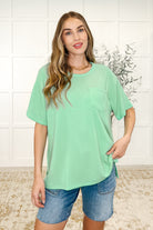 Andree by Unit The Go-To Tee in Spearmint Womens