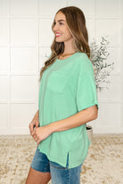 Andree by Unit The Go-To Tee in Spearmint Womens