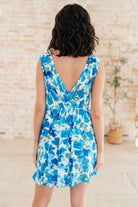 White Birch The Sun's Been Quite Kind V-Neck Dress in Blue Dresses